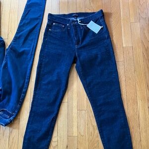J. Crew Women's Jeans Dark Indigo Washed High-Rise Skinny - Sz 29